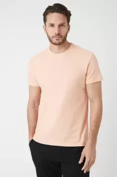 Image of Pique Crew Neck T-Shirt