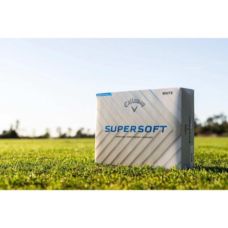 Image of Callaway Supersoft Golf Balls Dozen Balls - White White One Size