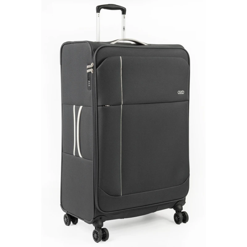Image of A2B Odyssey Hold Suitcases Lightweight Travel Luggage Charcoal unisex Medium
