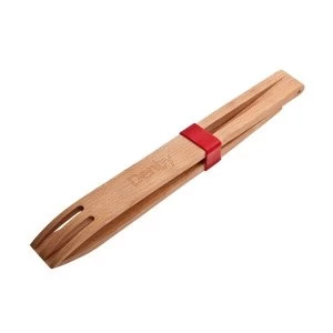 Image of Denby Cherry Wooden Tongs