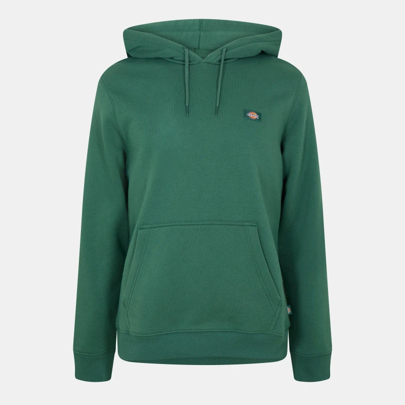 Image of Dickies Mens Oakport Over-the-head Hoodie Needle Green male Small