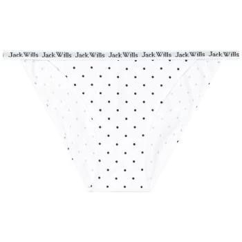 Image of Jack Wills Dreswick Heritage Tanga Pants - White Dot