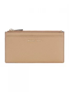 Image of Michael Kors Money pieces large slim card case Dark Brown