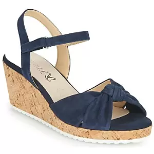 Image of Caprice Slingback Heels blue Da.-Sandalette 6