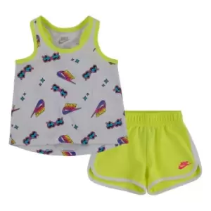 Image of Nike NSW Tank and Short Set - Green