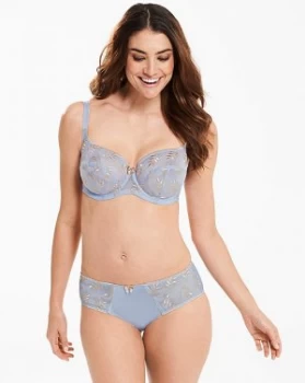 Image of Panache Tango II Blue/Gold Balcony Bra