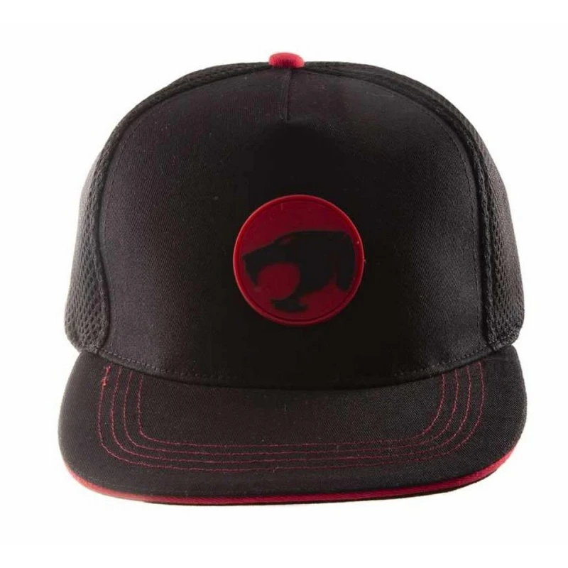 Image of Thundercats Rubber Badge Snapback Cap Black unisex