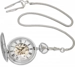 Image of Sekonda Classique Mens Mechanical Skeleton Pocket Watch