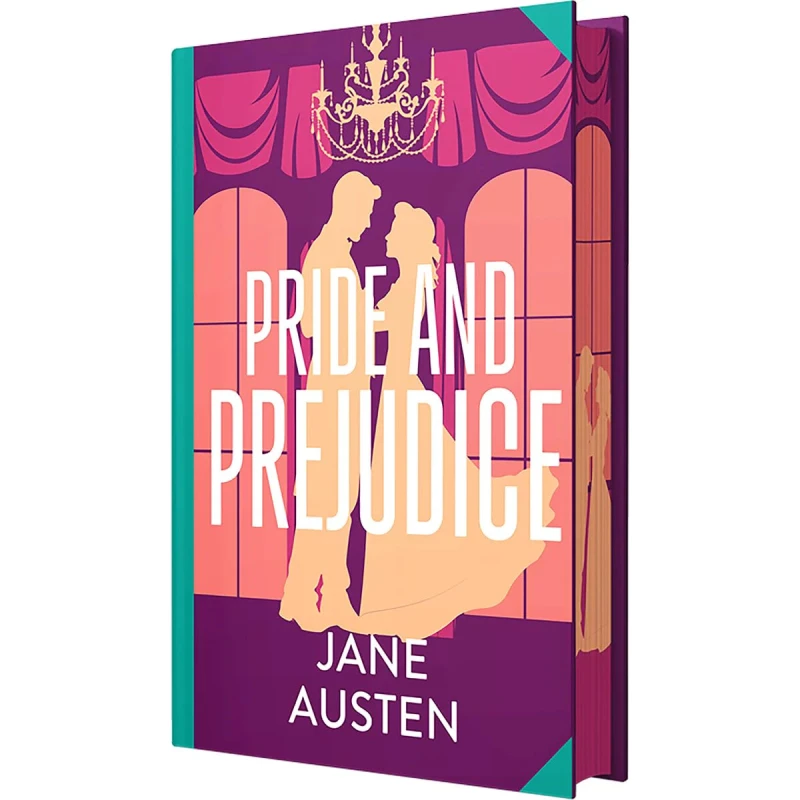Image of Pride And Prejudice Deluxe Hardback Sprayed Edge Edition Jane Austen Book Jane Austen Books