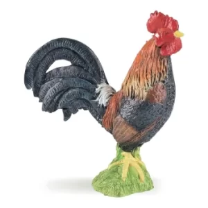 Image of PAPO Farmyard Friends Gallic Rooster Toy Figure, Three Years or Above, Multi-colour (51046)