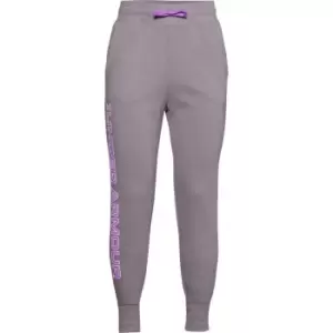 Image of Under Armour Rival Fleece Joggers Junior Girls - Purple