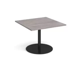 Image of Dams MTO Eternal Square Extension Table 1000mm x 1000mm - Black Base, Beech Top