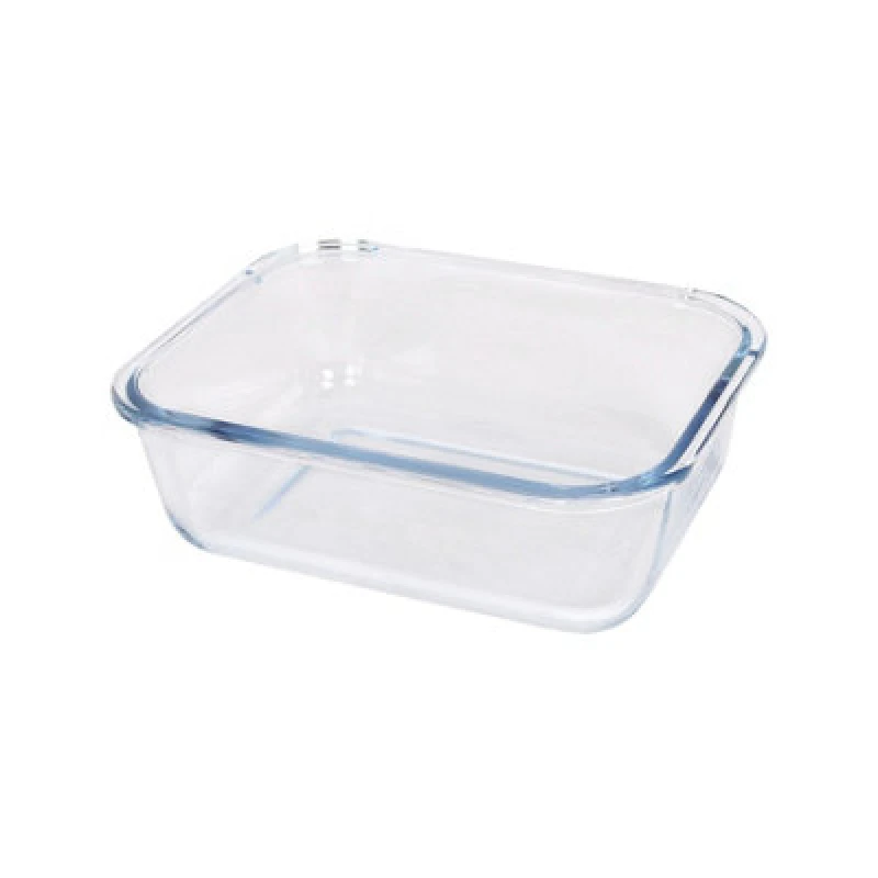 Image of Argon Tableware Rectangular Glass Cake Dish - 17Cm X 12.5Cm