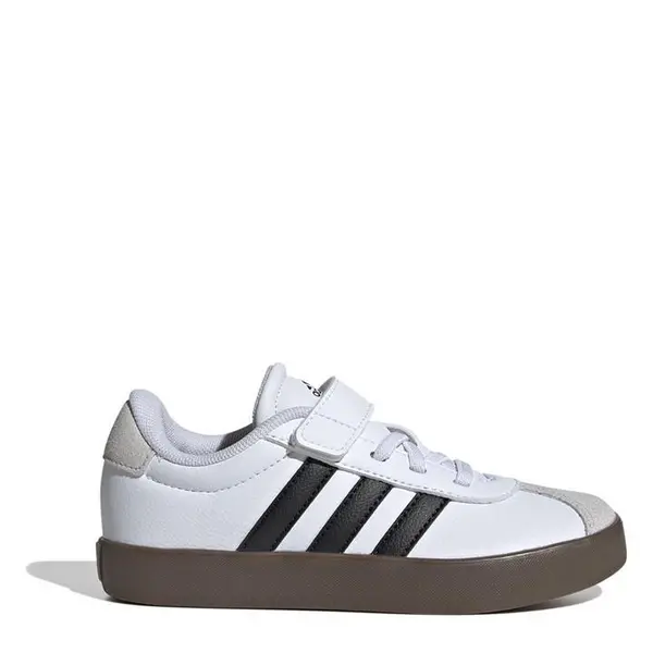 Image of adidas Vl Court 3.0 Shoes Child Boys Low Trainers 2 (34) Black 02252703220