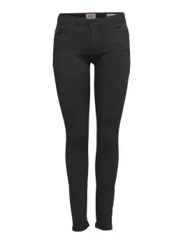 Image of ONLY Onlcarmen Reg Skinny Fit Jeans Women Black