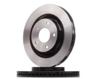 Image of TRW Brake disc RENAULT,NISSAN DF4964 402061KC1B,40206JD00A,40206JD00B Brake rotor,Brake discs,Brake rotors 40206JE20A,40206JG00A,40206JY01A,40206JY01A