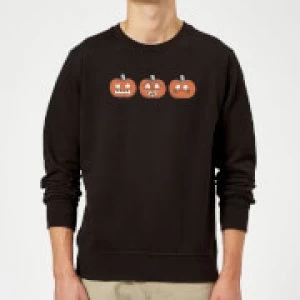 Image of Pumpkins Sweatshirt - Black - 5XL