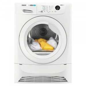 Image of Zanussi ZDC8203WZ 8KG Freestanding Condenser Tumble Dryer
