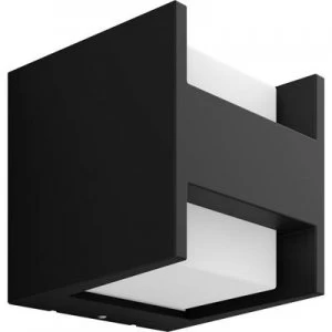 Image of Philips Lighting Hue LED outdoor wall light Fuzo Built in LED 15 W Warm white