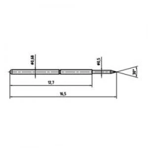 Image of PTR 1007 B 0.7N AU 0.5C test pins