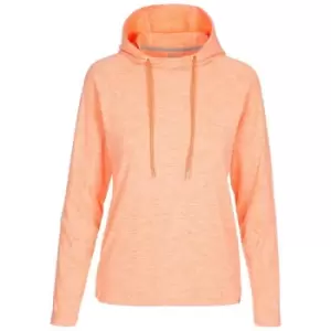 Image of Trespass Womens/Ladies Hattie Active Hoodie (6 UK) (Orange Marl)