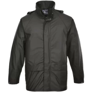Image of Portwest S450 Black Sz XL Sealtex Classic Jacket Waterproof Rain Coat Parka Work Wear