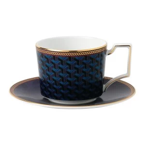 Image of Wedgwood Byzance Teacup Saucer Set