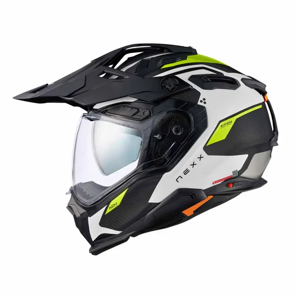Image of Nexx X.WED3 Keyo White Neon Matt Adventure Helmet Size M