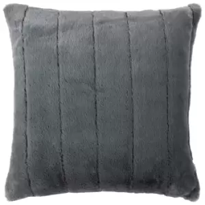 Image of Empress Faux Fur Cushion Charcoal / 45 x 45cm / Cover Only