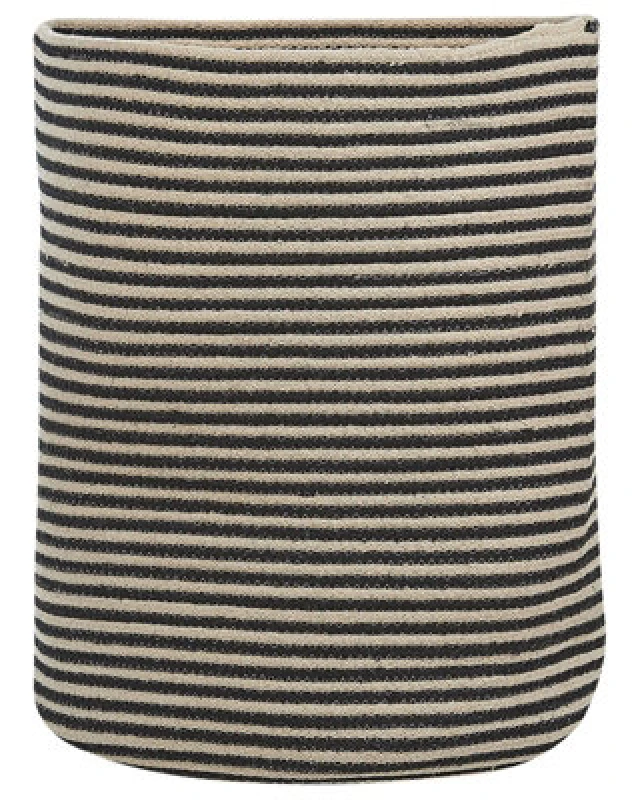 Image of Beliani Basket Yerkoy Cotton Black