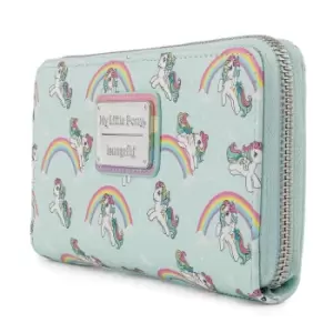 Image of Loungefly Hasbro My Little Pony Starshine Rainbow Aop Zip Around Wallet
