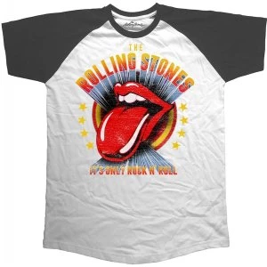 Image of The Rolling Stones - It's Only Rock 'n Roll Mens Medium T-Shirt - White