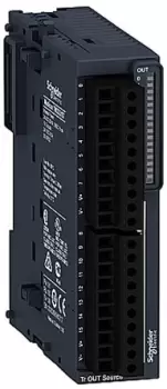 Image of Schneider Electric - PLC I/O Module for use with Modicon M221, Modicon M241, Modicon M251, 90 x 23.6 x 70 mm, Source,