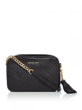 Image of Michael Kors Crossbodies medium camera crossbody bag Black