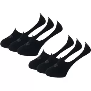 Image of New Balance No Show Liner 6 Pack Socks - Black