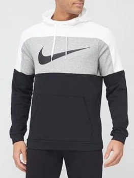 Image of Nike Training Dry Overhead Hoodie - White