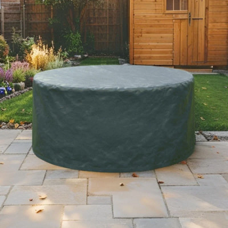 Image of Home Source Duracover 140Cm Heavy Duty Waterproof & Uv Resistant Small Round Outdoor Patio Furniture Cover