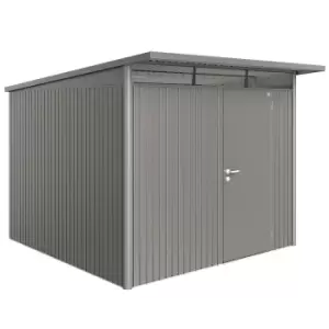 Image of Biohort AvantGarde Metal Shed A7 Standard door 8' 5'' x 9' 8'' - Quartz Grey