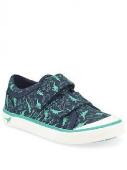 Image of Start-Rite Boys Jurassic Canvas Strap Plimsoll