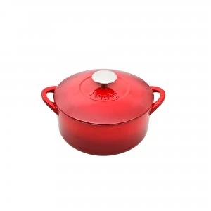 Image of Denby Pomegranate Cast Iron 20Cm Round Casserole