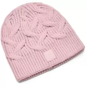 Image of Under Armour Armour Halftime Knitted Beanie Womens - Pink