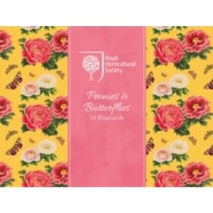 Image of RHS Peonies and Butterflies Postcards (Silver)