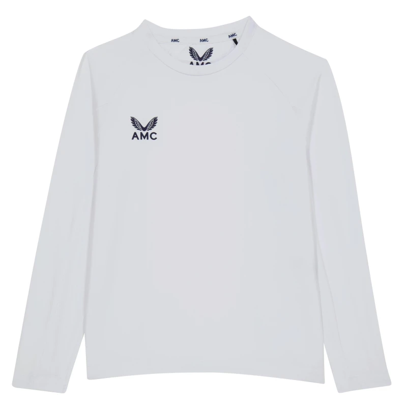 Image of Castore AMC LS Performance T-Shirt Junior - White White 9 - 10 Years