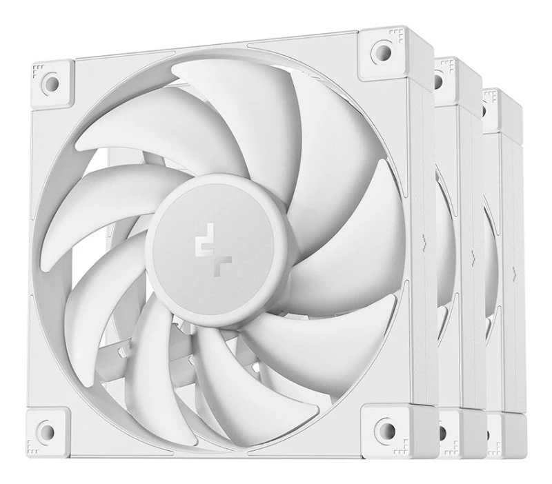 Image of DeepCool DeepCool FD12 WH-3 IN 1 Computer case Fan 12cm White 3 pc(s) R-FD12-WHNPN3-G