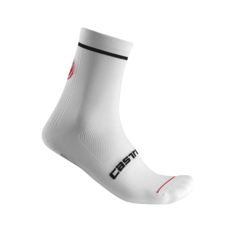 Image of Castelli Entrata 13 Socks White, Size 2XL