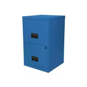 Image of Pierre Henry 2 Drawer Maxi Tall Filing Cabinet - Sky Blue