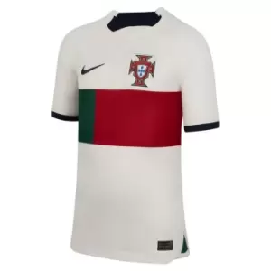 Image of Nike Portugal Away Shirt 2022/2023 Juniors - White