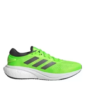 Image of adidas Supernova 2 Running Shoes Mens - Solar Green / Night Metallic /