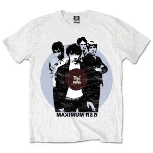 Image of The Who - Maximum Rhythm & Blues Unisex Medium T-Shirt - White