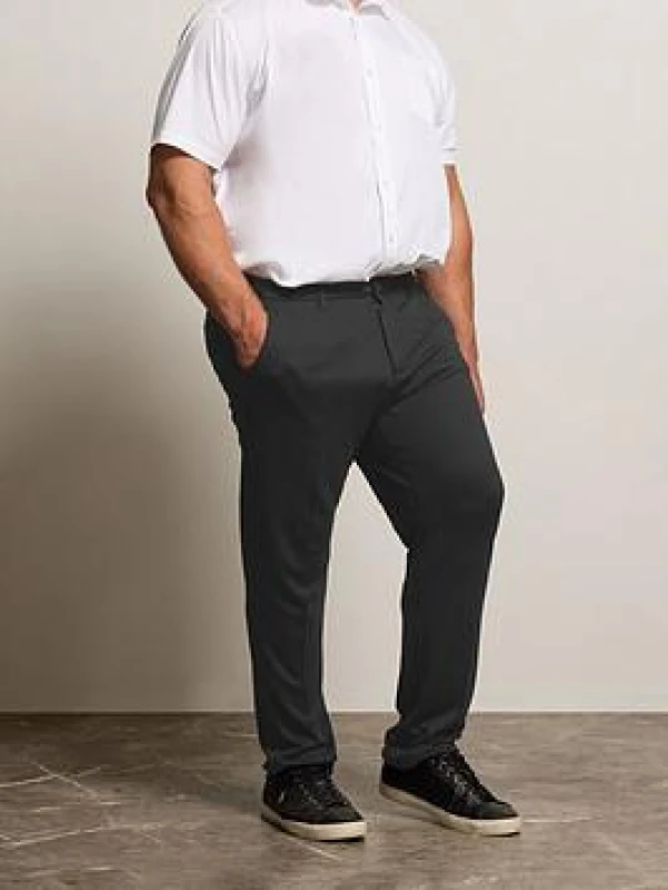 Image of BadRhino BadRhino Men Stretch Trousers in Black Size: 40R Black 40R Male 5059738633580